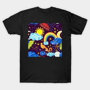 Fairytale Weather Forecast Print T-Shirt